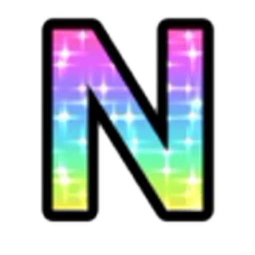🔠 Эмодзи «Rainbow Glitter Font» для Telegram
