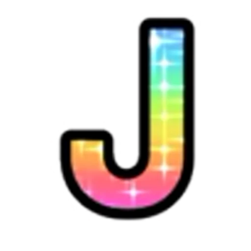 🔠 Эмодзи «Rainbow Glitter Font» для Telegram