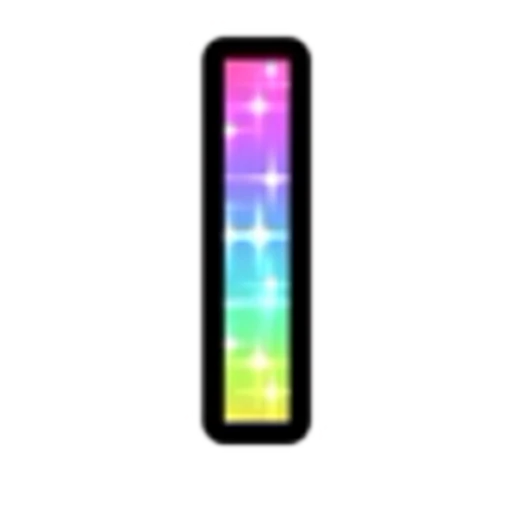 🔡 Эмодзи «Rainbow Glitter Font» для Telegram