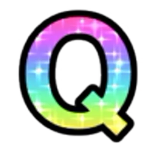 🔠 Эмодзи «Rainbow Glitter Font» для Telegram