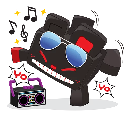 😎 Стикер «RainbowRoad» для Telegram