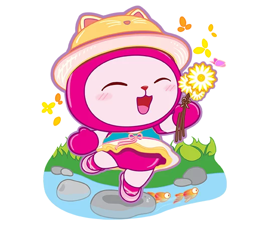 😊 Стикер «RainbowRoad» для Telegram