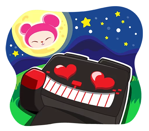 😚 Стикер «RainbowRoad» для Telegram