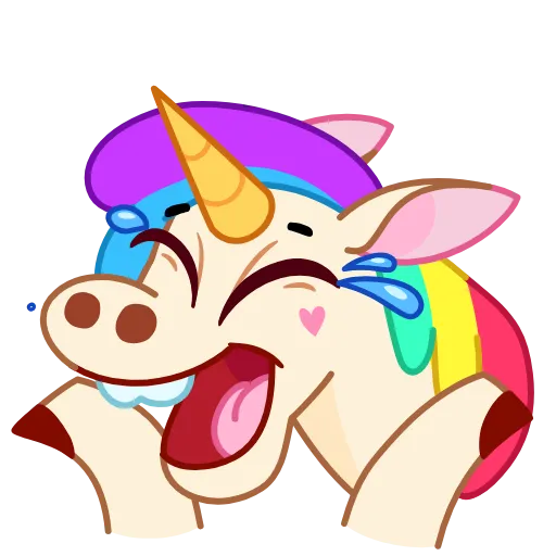 Стикерпак Rainicorn для Telegram