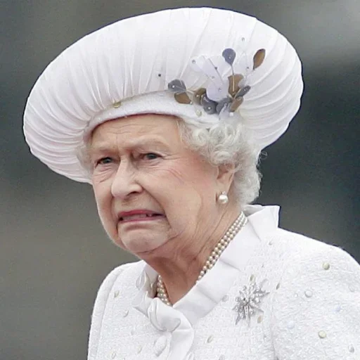 🥴 Стикер «Rainha Elizabeth» для Telegram