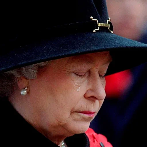 😢 Стикер «Rainha Elizabeth» для Telegram