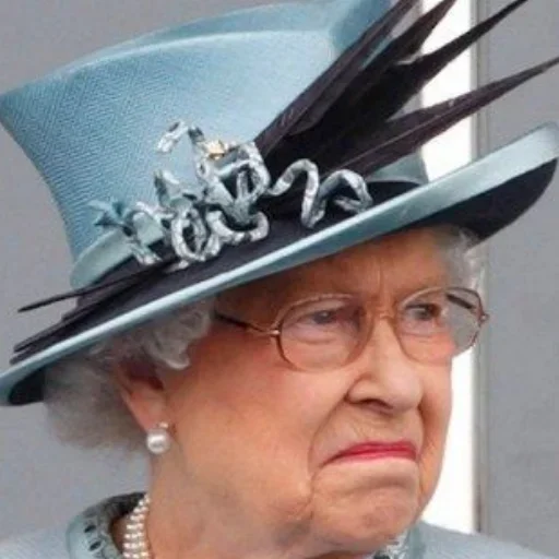 😑 Стикер «Rainha Elizabeth» для Telegram