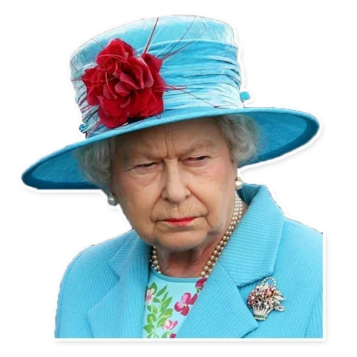 😑 Стикер «Rainha Elizabeth» для Telegram
