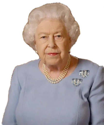 😐 Стикер «Rainha Elizabeth» для Telegram