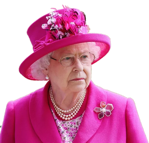 😠 Стикер «Rainha Elizabeth» для Telegram