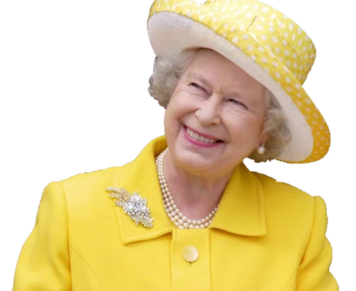 😏 Стикер «Rainha Elizabeth» для Telegram