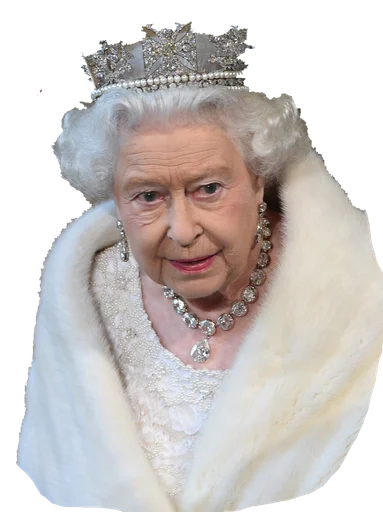 🙆‍♀ Стикер «Rainha Elizabeth» для Telegram