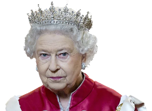 😕 Стикер «Rainha Elizabeth» для Telegram