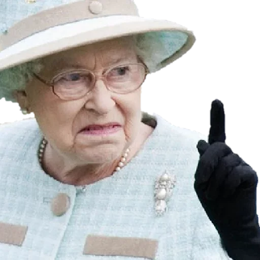 😠 Стикер «Rainha Elizabeth» для Telegram