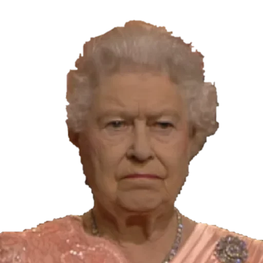 😐 Стикер «Rainha Elizabeth» для Telegram
