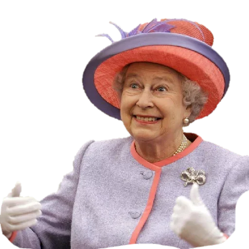 🤗 Стикер «Rainha Elizabeth» для Telegram
