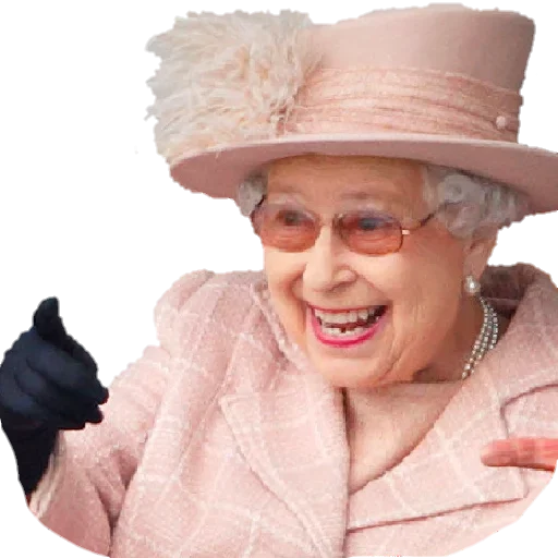 😅 Стикер «Rainha Elizabeth» для Telegram