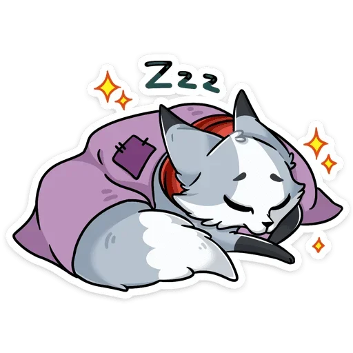 😴 Стикер «Ginger Рейни» для Telegram