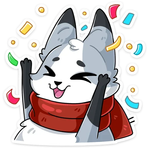 🥳 Стикер «Ginger Рейни» для Telegram
