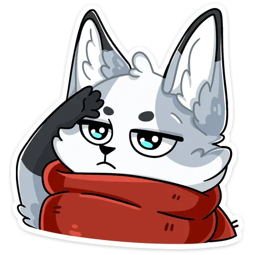 😕 Стикер «Ginger Рейни» для Telegram