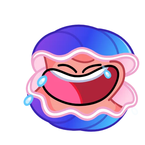 🤩 Стикер «Ракушка» для Telegram