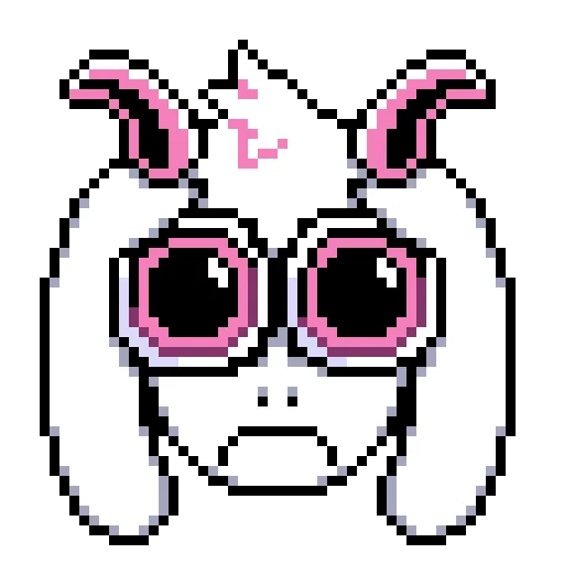 🥺 Стикер «Ralsei i przyjaciele» для Telegram