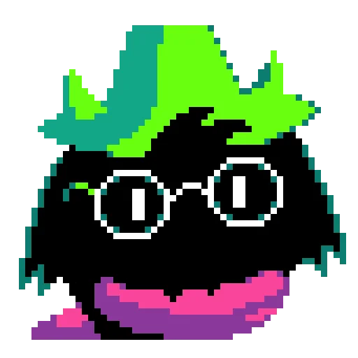 😶 Стикер «Ralsei i przyjaciele» для Telegram