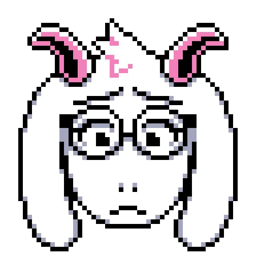 🙁 Стикер «Ralsei i przyjaciele» для Telegram