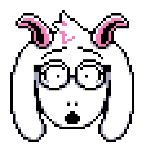 😲 Стикер «Ralsei i przyjaciele» для Telegram