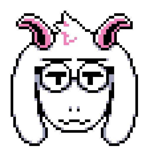 😑 Стикер «Ralsei i przyjaciele» для Telegram