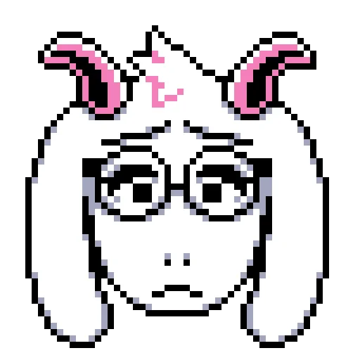 ☹ Стикер «Ralsei i przyjaciele» для Telegram