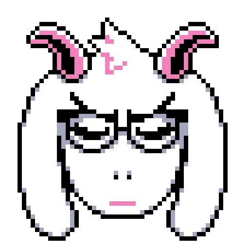 😠 Стикер «Ralsei i przyjaciele» для Telegram