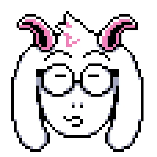 🥴 Стикер «Ralsei i przyjaciele» для Telegram