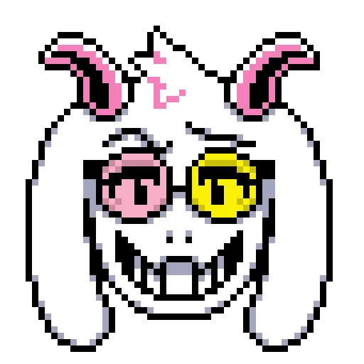 🕶 Стикер «Ralsei i przyjaciele» для Telegram