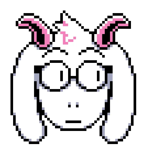 😐 Стикер «Ralsei i przyjaciele» для Telegram