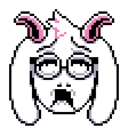 🤤 Стикер «Ralsei i przyjaciele» для Telegram