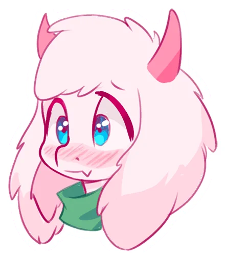 Стикерпак Ralsei для Telegram