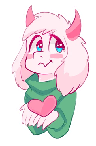 ❤️ Стикер «Ralsei» для Telegram