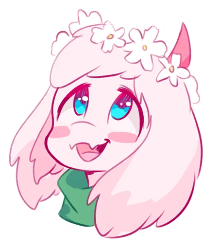 🌸 Стикер «Ralsei» для Telegram