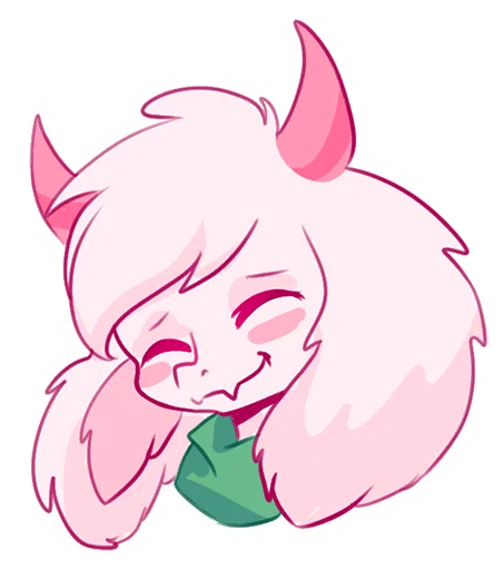☺️ Стикер «Ralsei» для Telegram