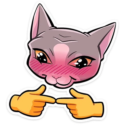 ☺ Стикер «Рамзес и Клео 2.0» для Telegram