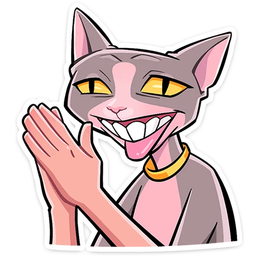 😈 Стикер «Рамзес и Клео 2.0» для Telegram