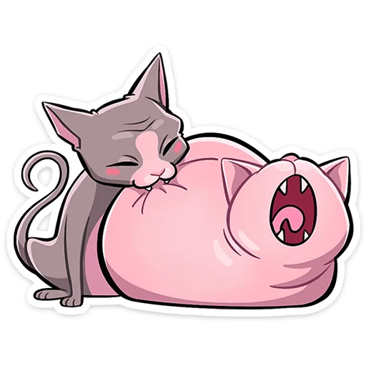 💘 Стикер «Рамзес и Клео 2.0» для Telegram