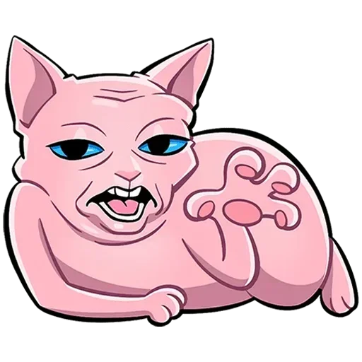 🐈 Стикер «Рамзес и Клео 2 Без Текста» для Telegram