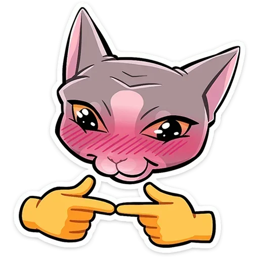 🥹 Стикер «Рамзес и Клео 2» для Telegram