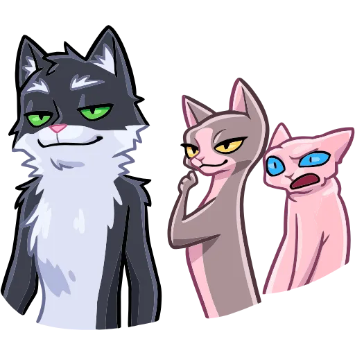 ☺️ Эмодзи «Рамзес и Клео» для Telegram