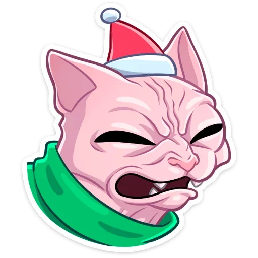 🥴 Стикер «Нарядный Рамзес» для Telegram