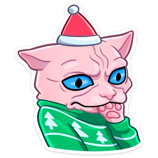 🙊 Стикер «Нарядный Рамзес» для Telegram