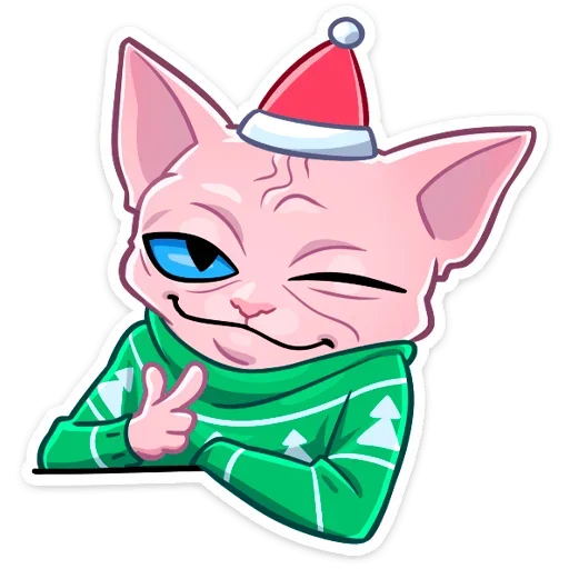 😉 Стикер «Нарядный Рамзес» для Telegram