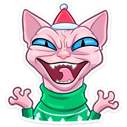 😈 Стикер «Нарядный Рамзес» для Telegram